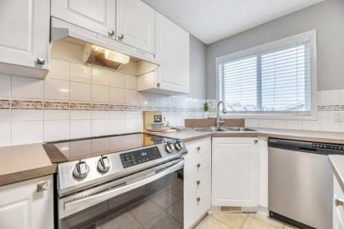 17 Taravista Way Ne, Calgary, AB - Indoor Photo Showing Kitchen With Stainless Steel Kitchen With Double Sink