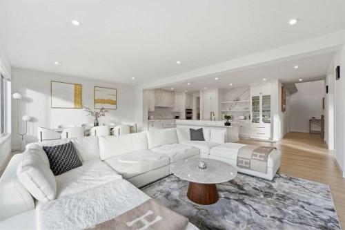 65 Rowmont Link Nw, Calgary, AB - Indoor Photo Showing Living Room