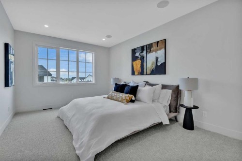 330 Normandy Drive Sw, Calgary, AB - Indoor Photo Showing Bedroom