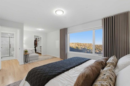 146 Springbluff Heights Sw, Calgary, AB - Indoor Photo Showing Bedroom