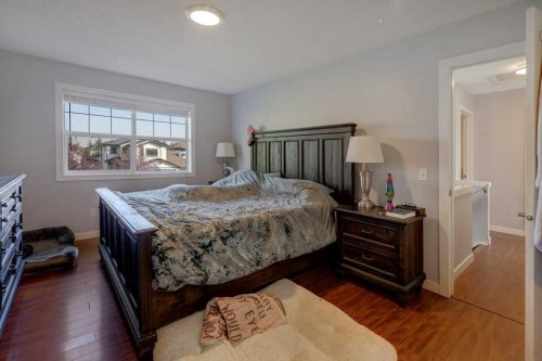 43 Canoe Square Sw, Airdrie, AB - Indoor Photo Showing Bedroom