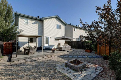 43 Canoe Square Sw, Airdrie, AB - Outdoor With Deck Patio Veranda