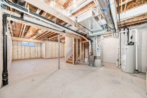 105 Corner Glen Green Ne, Calgary, AB - Indoor Photo Showing Basement