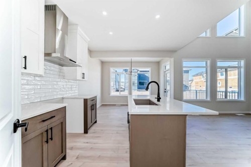 105 Corner Glen Green Ne, Calgary, AB - Indoor Photo Showing Kitchen