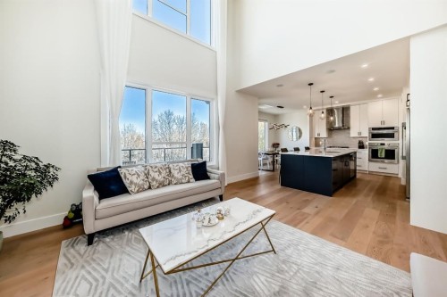 76 Rock Lake View Nw, Calgary, AB - Indoor Photo Showing Living Room