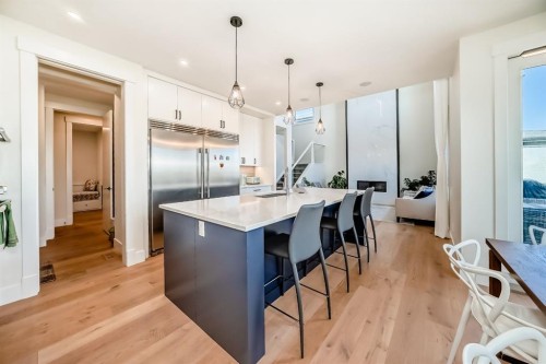 76 Rock Lake View Nw, Calgary, AB - Indoor Photo Showing Kitchen With Upgraded Kitchen