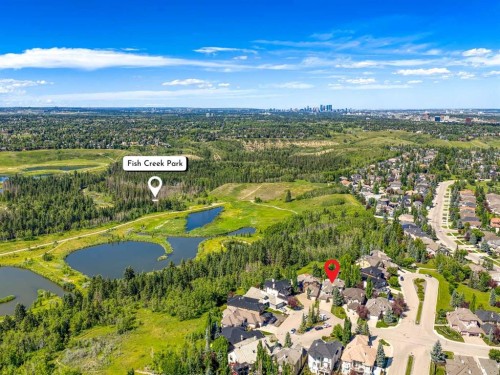 210 Evergreen Mews Sw, Calgary, AB - Outdoor With View