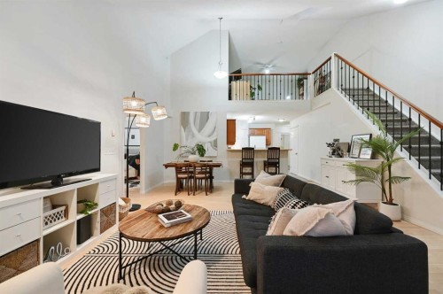 401-1110 17 Street Sw, Calgary, AB - Indoor Photo Showing Living Room