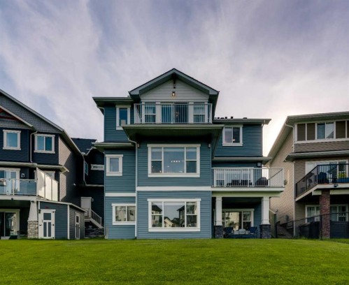 1315 Bayside Drive Sw, Airdrie, AB - Outdoor With Balcony With Facade