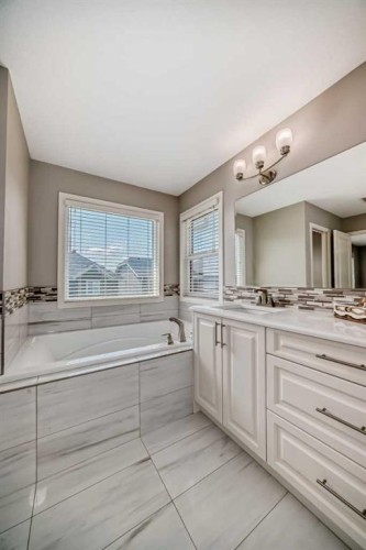 226 West Grove Point Sw, Calgary, AB - Indoor Photo Showing Bathroom