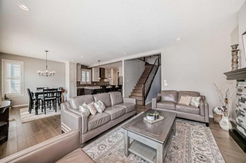 226 West Grove Point Sw, Calgary, AB - Indoor Photo Showing Living Room