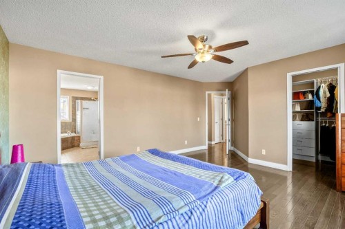 123 Cranwell Close Se, Calgary, AB - Indoor Photo Showing Bedroom