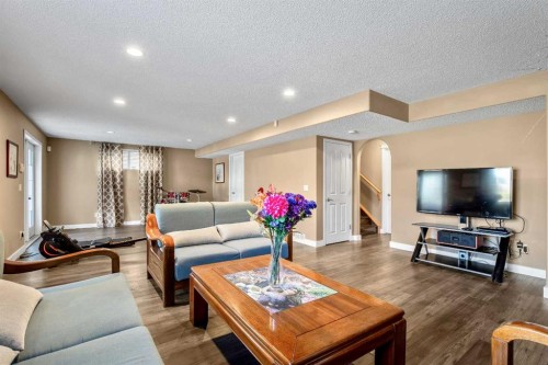 123 Cranwell Close Se, Calgary, AB - Indoor Photo Showing Living Room