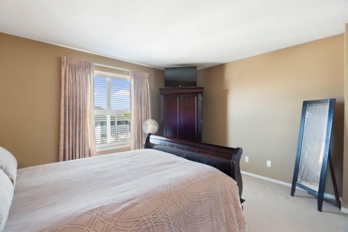 122 Bridlewood Lane Sw, Calgary, AB - Indoor Photo Showing Bedroom