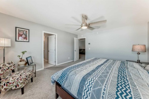 113 Howse Mount Ne, Calgary, AB - Indoor Photo Showing Bedroom