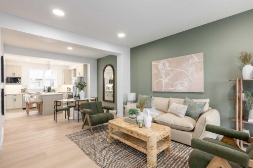 306-437 Alpine Avenue Sw, Calgary, AB - Indoor Photo Showing Living Room