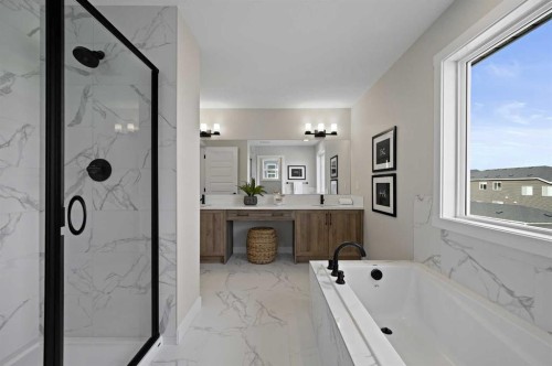 634 Bayview Lane Sw, Airdrie, AB - Indoor Photo Showing Bathroom