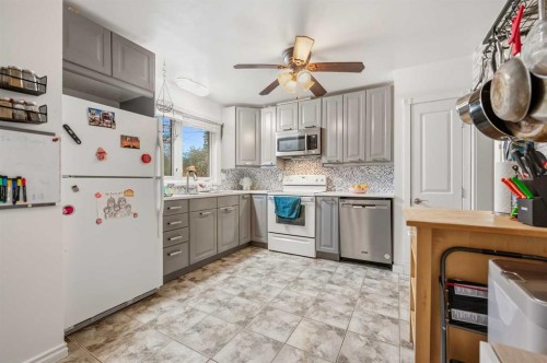 515 Murray Place Ne, Calgary, AB - Indoor Photo Showing Kitchen