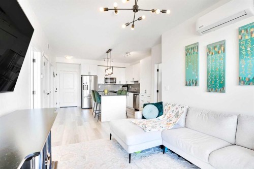 4416-15 Sage Meadows Landing Nw, Calgary, AB - Indoor Photo Showing Living Room