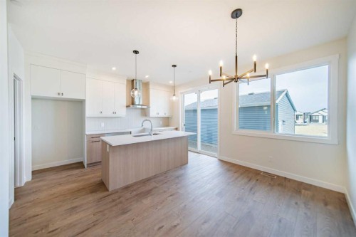19 Herron Walk Ne, Calgary, AB - Indoor Photo Showing Kitchen With Double Sink