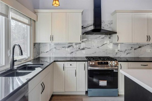 3020 Palliser Drive Sw, Calgary, AB - Indoor Photo Showing Kitchen With Double Sink