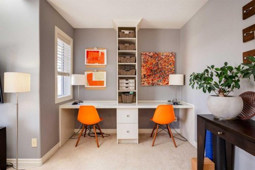 27 Tuscany Estates Drive Nw, Calgary, AB - Indoor Photo Showing Office