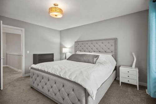 412 Evanston Way Nw, Calgary, AB - Indoor Photo Showing Bedroom
