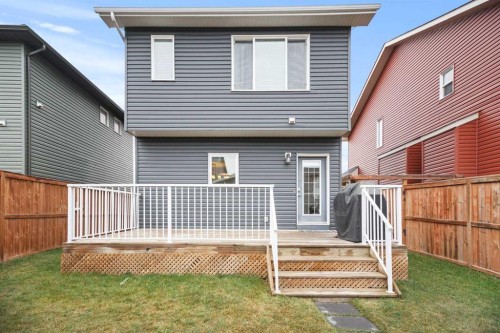 412 Evanston Way Nw, Calgary, AB - Outdoor With Deck Patio Veranda With Exterior