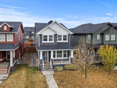 412 Evanston Way Nw, Calgary, AB - Outdoor With Facade