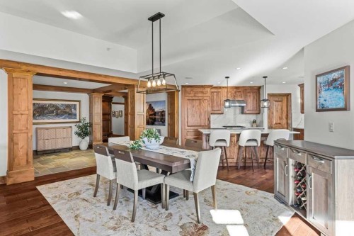303-150 Stonecreek Road, Canmore, AB - Indoor Photo Showing Dining Room