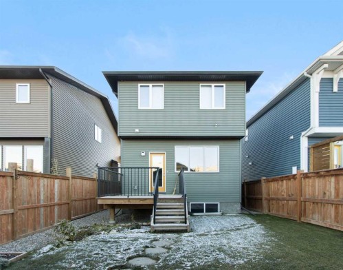 112 Fireside Crescent, Cochrane, AB - Outdoor With Deck Patio Veranda