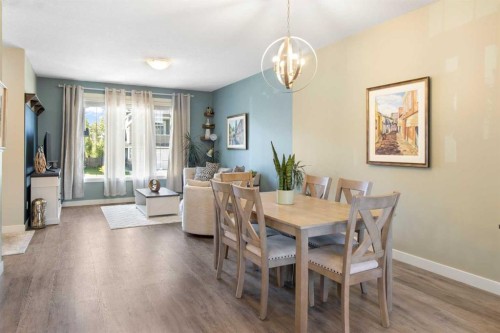 112 Fireside Crescent, Cochrane, AB - Indoor Photo Showing Dining Room