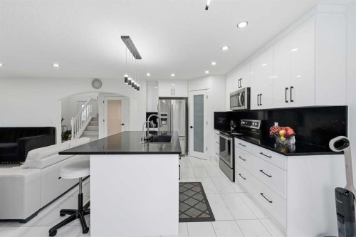 53 Martha'S Place Ne, Calgary, AB - Indoor Photo Showing Kitchen With Upgraded Kitchen