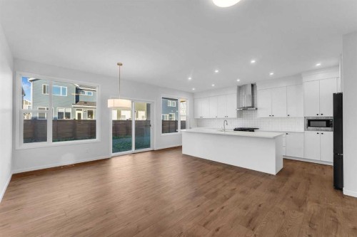 50 Setonstone Manor Se, Calgary, AB - Indoor Photo Showing Kitchen With Upgraded Kitchen