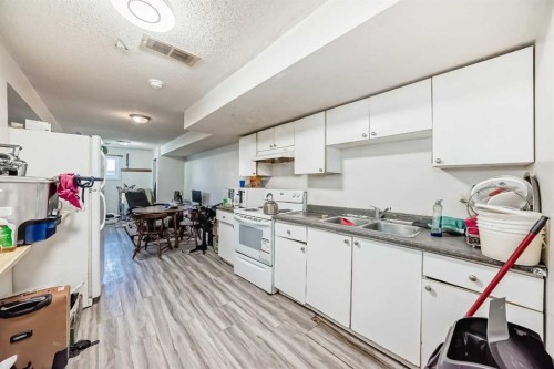 11 Falsby Way Ne, Calgary, AB - Indoor Photo Showing Kitchen With Double Sink
