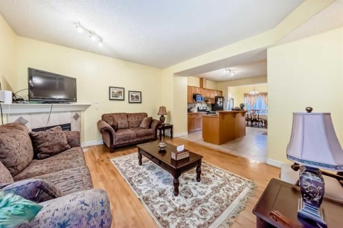 187 Bridlewood View Sw, Calgary, AB - Indoor Photo Showing Living Room