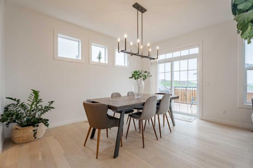 2148 Ravensdun Crescent Se, Airdrie, AB - Indoor Photo Showing Dining Room