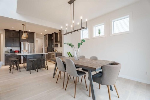 2148 Ravensdun Crescent Se, Airdrie, AB - Indoor Photo Showing Dining Room