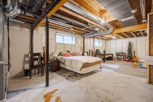 2148 Ravensdun Crescent Se, Airdrie, AB - Indoor Photo Showing Basement