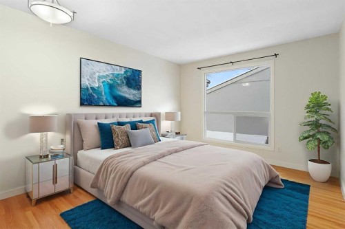 49-11407 Braniff Road Sw, Calgary, AB - Indoor Photo Showing Bedroom