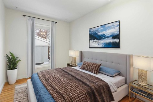 49-11407 Braniff Road Sw, Calgary, AB - Indoor Photo Showing Bedroom
