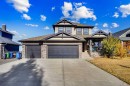 85 Boulder Creek Manor Se, Langdon, AB  - Outdoor With Facade 