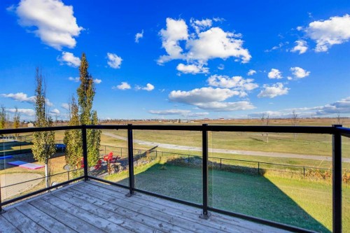 85 Boulder Creek Manor Se, Langdon, AB - Outdoor With Balcony With View