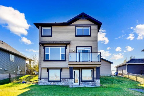85 Boulder Creek Manor Se, Langdon, AB - Outdoor With Balcony