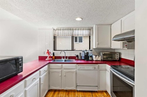 89 Edgedale Drive Nw, Calgary, AB - Indoor Photo Showing Kitchen With Double Sink