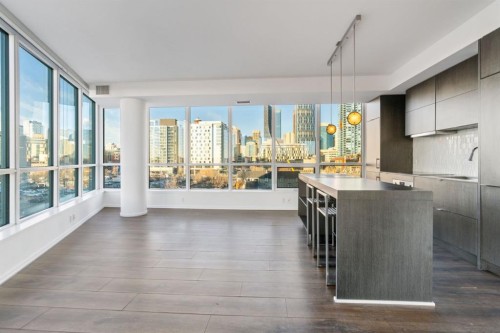 426-615 6 Avenue Se, Calgary, AB - Indoor Photo Showing Kitchen With Upgraded Kitchen
