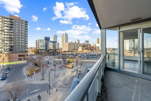 426-615 6 Avenue Se, Calgary, AB - Outdoor With Balcony With View