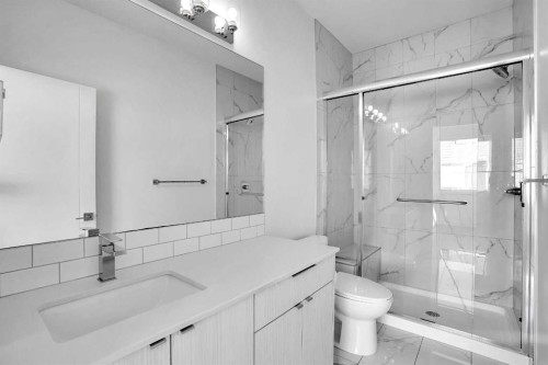 105 Panatella Square Nw, Calgary, AB - Indoor Photo Showing Bathroom