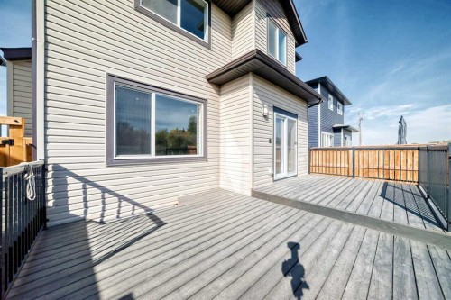 8 Lakewood Circle, Strathmore, AB - Outdoor With Deck Patio Veranda With Exterior