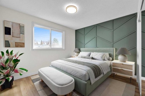 220 60 Street Se, Calgary, AB - Indoor Photo Showing Bedroom